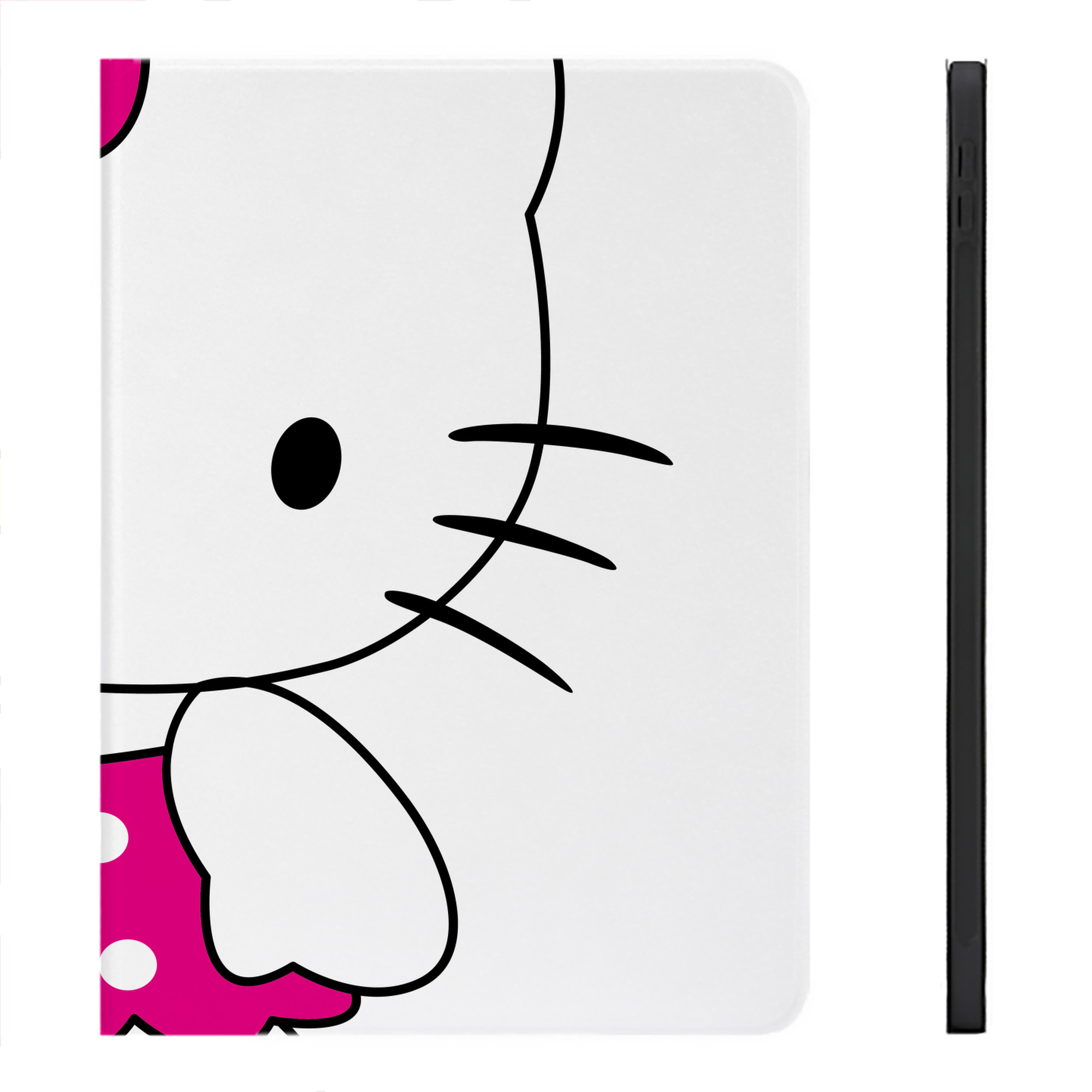 （画像用） Hello Kitty ハローキティ IPadケース ペンホルダー付き ブックスタイルデザイン